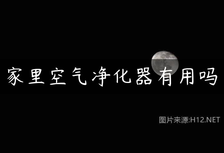 家里空气净化器有用吗