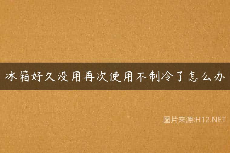 冰箱好久没用再次使用不制冷了怎么办