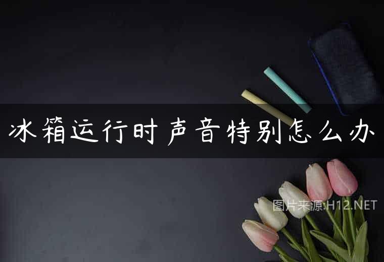 冰箱运行时声音特别怎么办