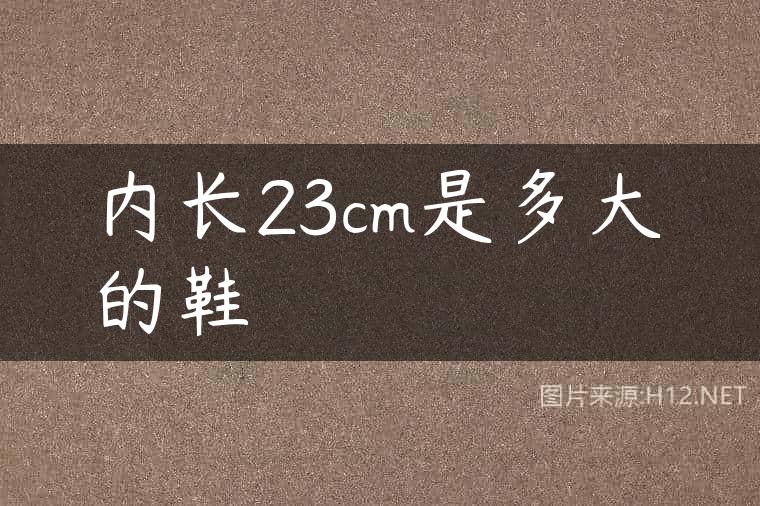 内长23cm是多大的鞋