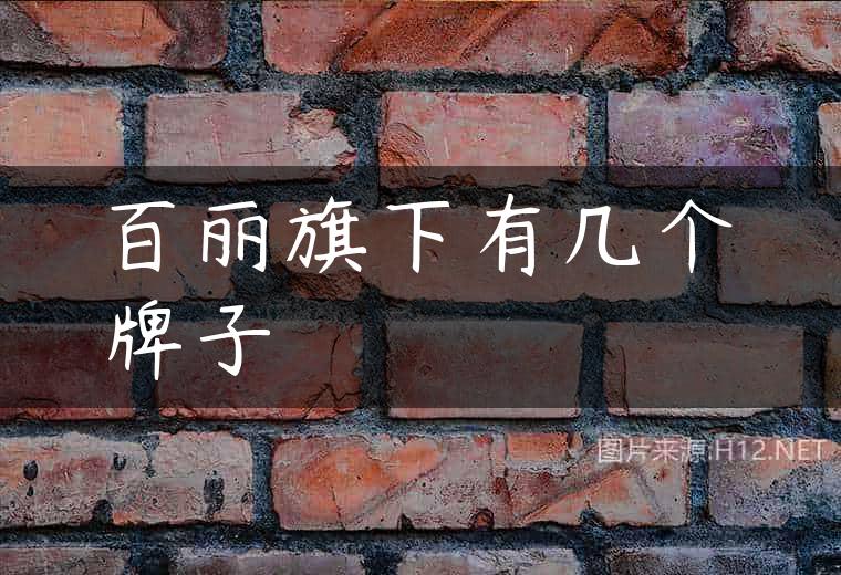 百丽旗下有几个牌子