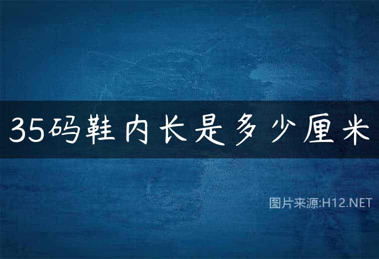 35码鞋内长是多少厘米