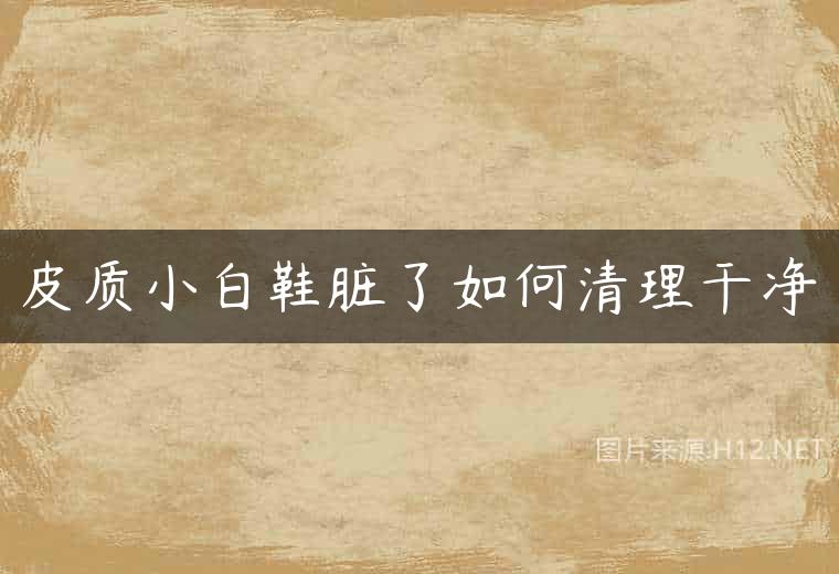 皮质小白鞋脏了如何清理干净