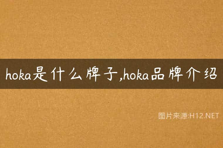 hoka是什么牌子,hoka品牌介绍