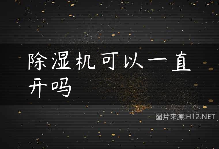 除湿机可以一直开吗