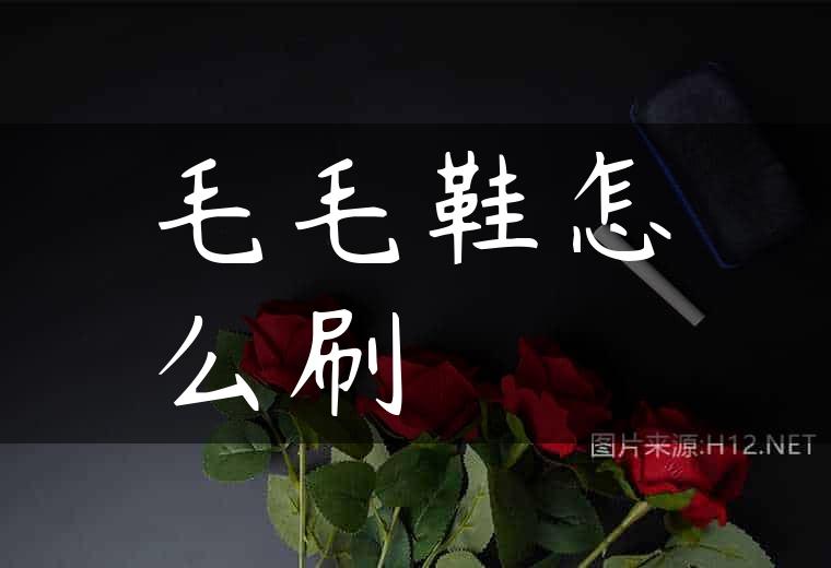 毛毛鞋怎么刷
