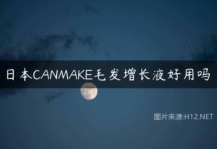 日本CANMAKE毛发增长液好用吗