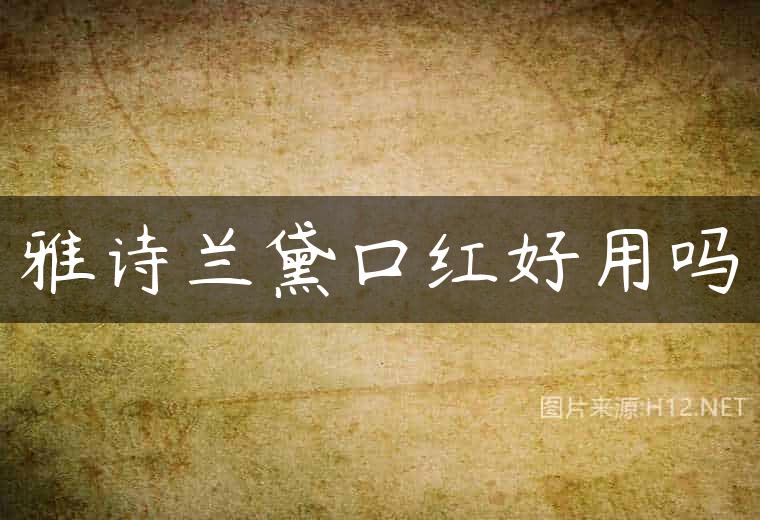 雅诗兰黛口红好用吗