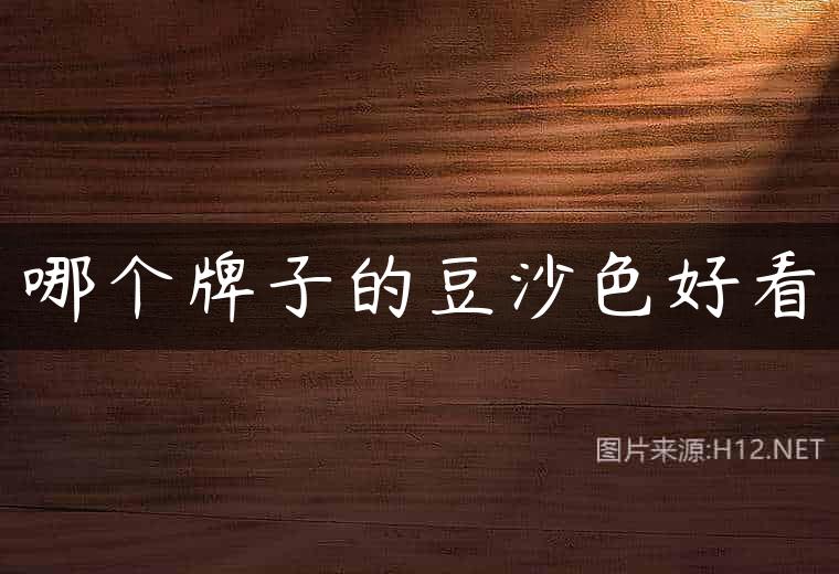 哪个牌子的豆沙色好看