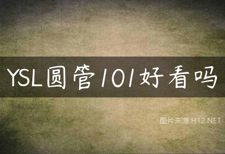 YSL圆管101好看吗