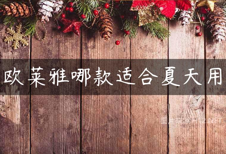 欧莱雅哪款适合夏天用