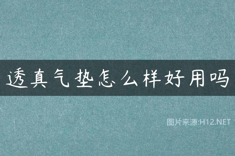 透真气垫怎么样好用吗