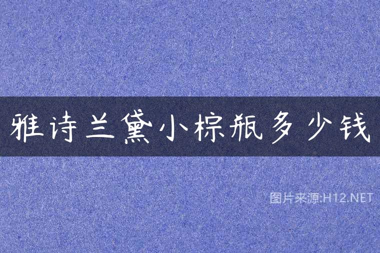 雅诗兰黛小棕瓶多少钱