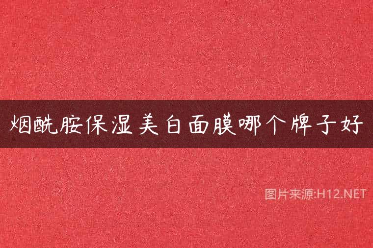 烟酰胺保湿美白面膜哪个牌子好