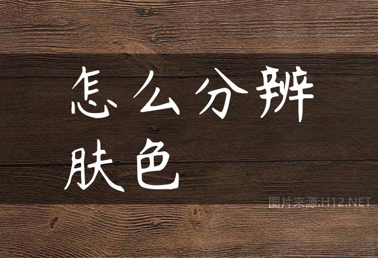 怎么分辨肤色