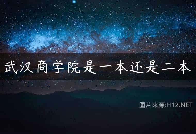 武汉商学院是一本还是二本