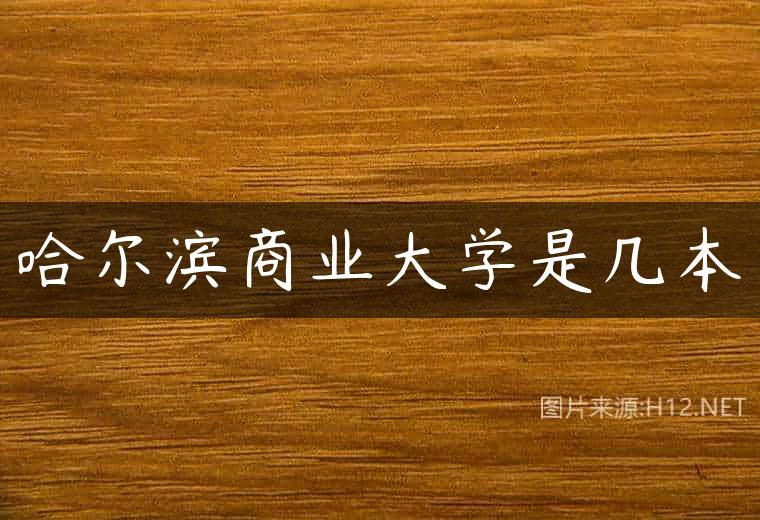 哈尔滨商业大学是几本
