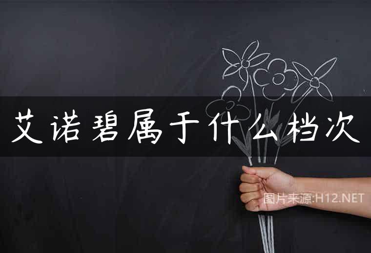 艾诺碧属于什么档次