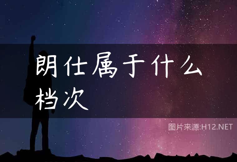 朗仕属于什么档次