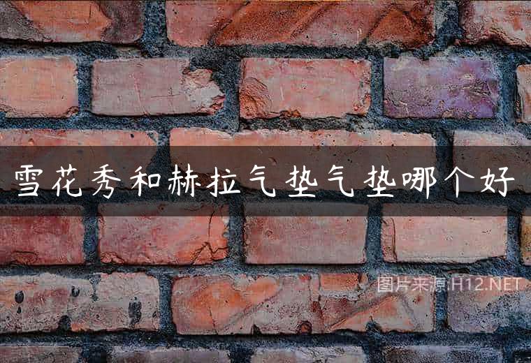 雪花秀和赫拉气垫气垫哪个好