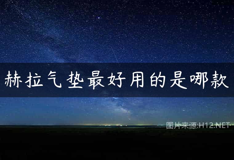 赫拉气垫最好用的是哪款