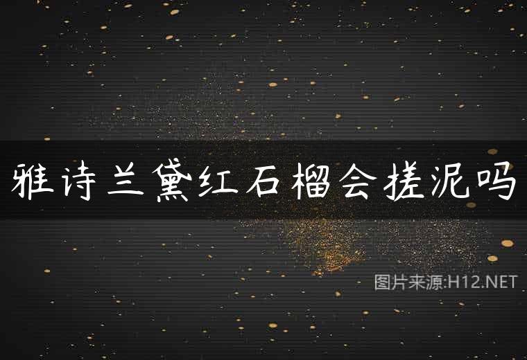 雅诗兰黛红石榴会搓泥吗