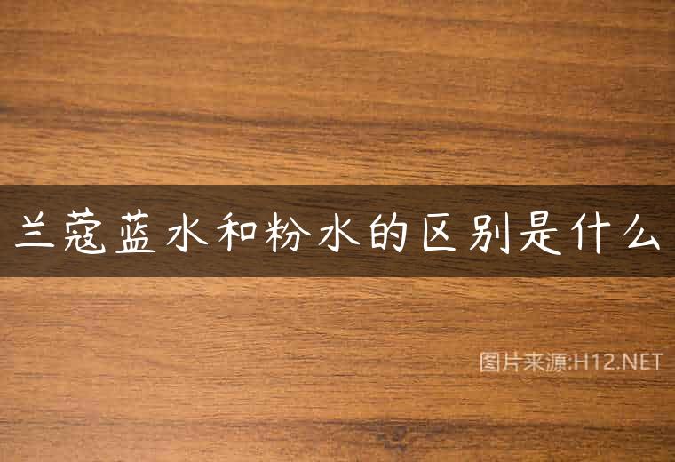 兰蔻蓝水和粉水的区别是什么