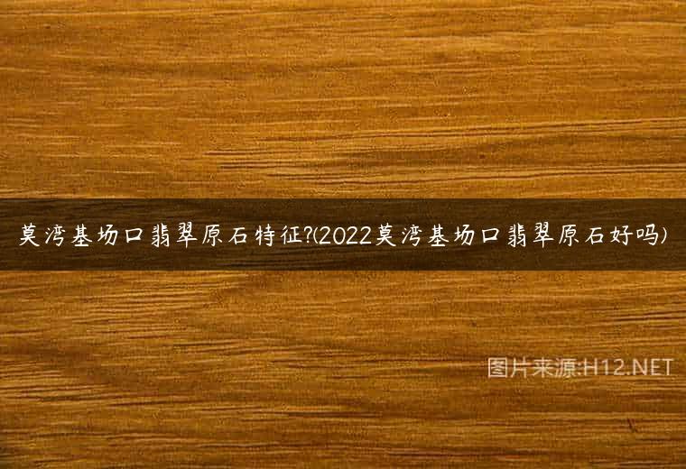 莫湾基场口翡翠原石特征?(2022莫湾基场口翡翠原石好吗)