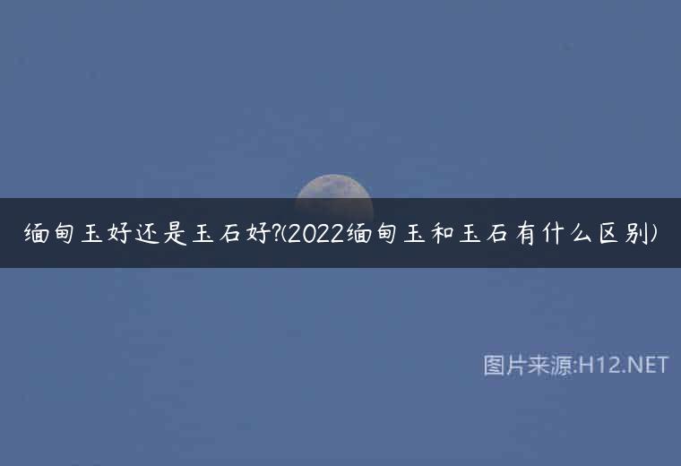 缅甸玉好还是玉石好?(2022缅甸玉和玉石有什么区别)