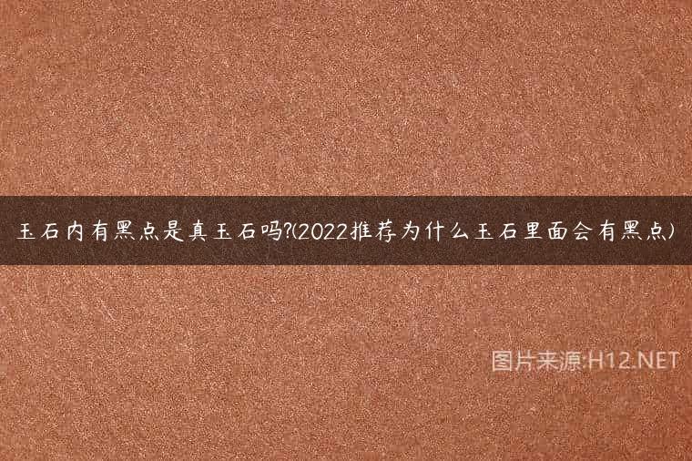 玉石内有黑点是真玉石吗?(2022推荐为什么玉石里面会有黑点)