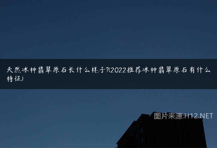 天然冰种翡翠原石长什么样子?(2022推荐冰种翡翠原石有什么特征)