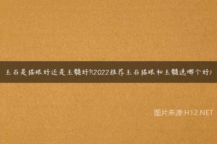 玉石是猫眼好还是玉髓好?(2022推荐玉石猫眼和玉髓选哪个好)