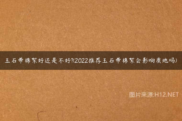 玉石带棉絮好还是不好?(2022推荐玉石带棉絮会影响质地吗)