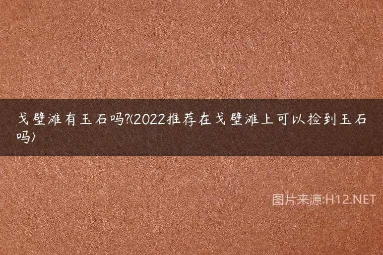 戈壁滩有玉石吗?(2022推荐在戈壁滩上可以捡到玉石吗)