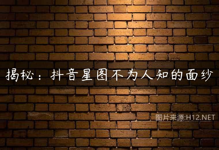 揭秘：抖音星图不为人知的面纱