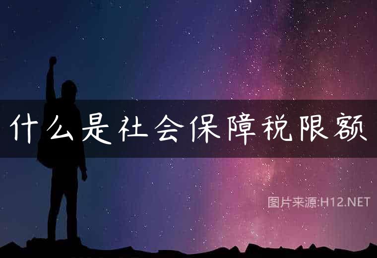 什么是社会保障税限额