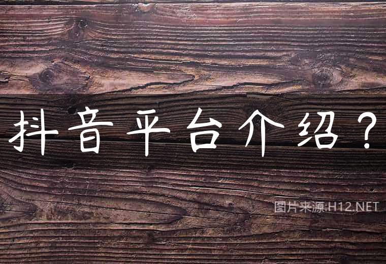 抖音平台介绍？