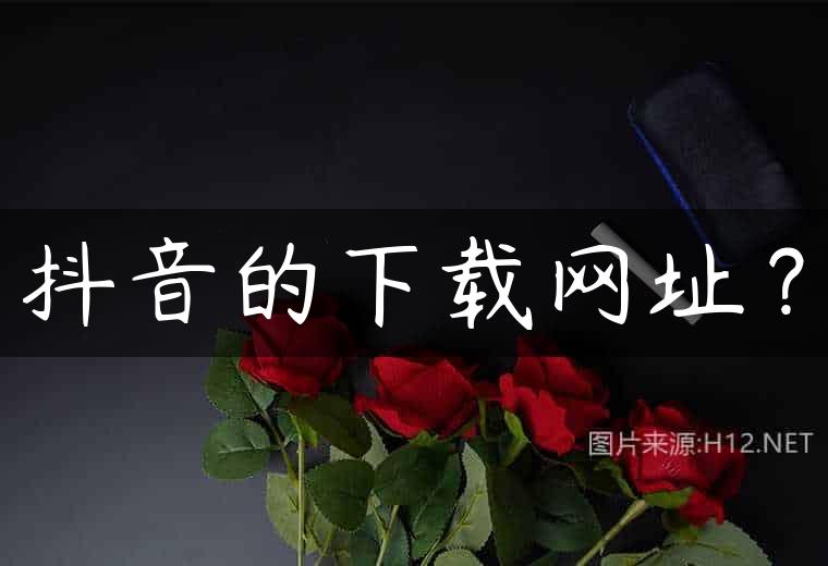 抖音的下载网址？