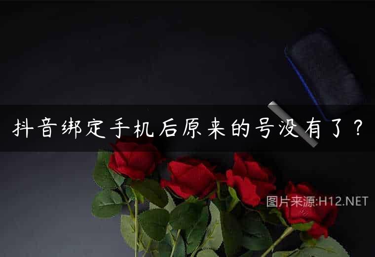 抖音绑定手机后原来的号没有了？