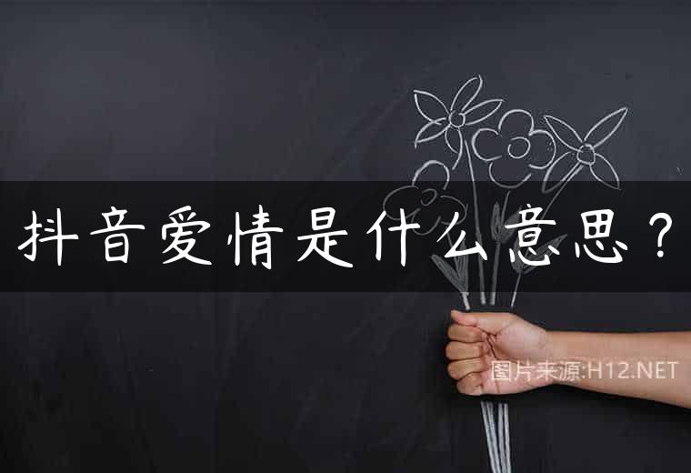 抖音爱情是什么意思？