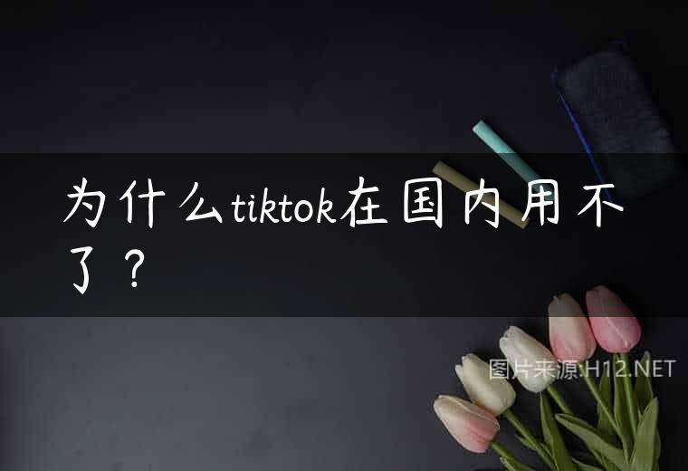 为什么tiktok在国内用不了？