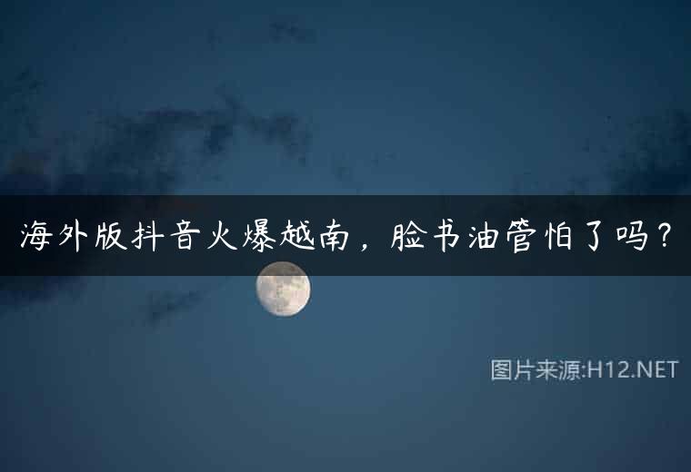 海外版抖音火爆越南，脸书油管怕了吗？