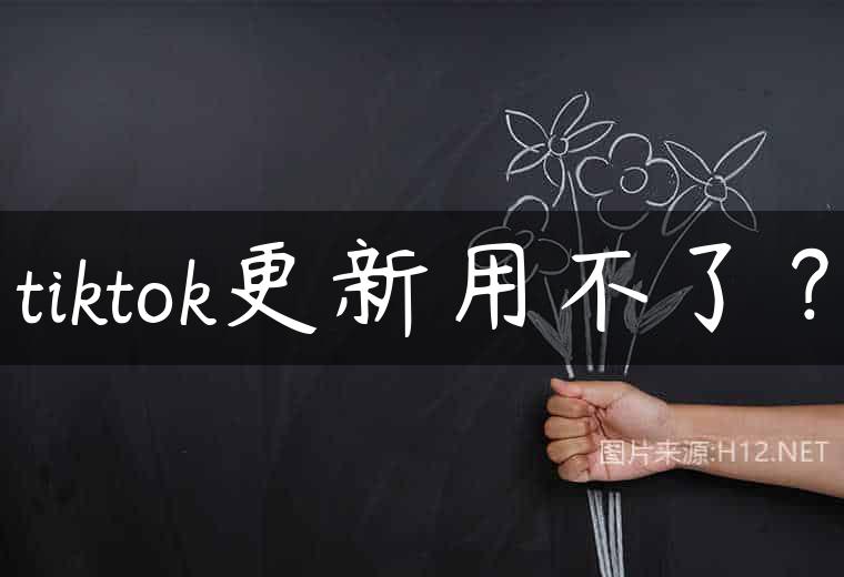 tiktok更新用不了？