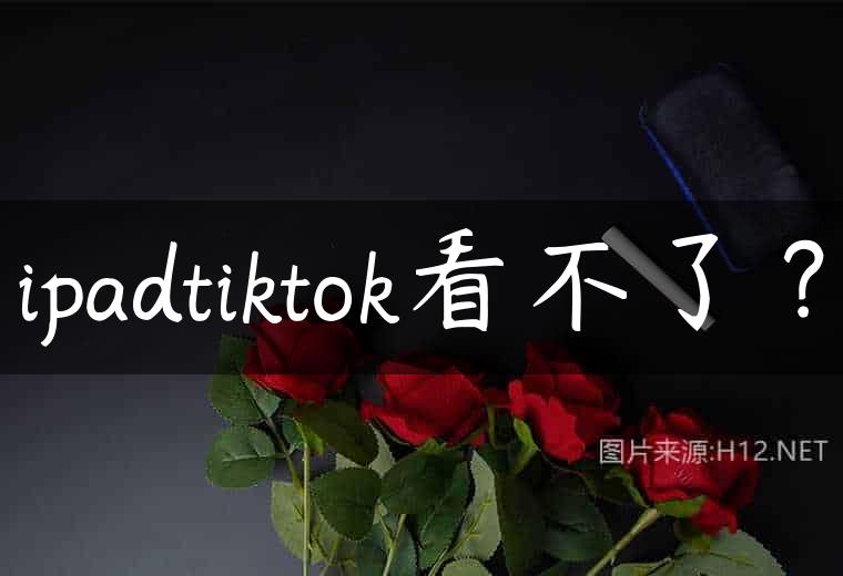 ipadtiktok看不了？