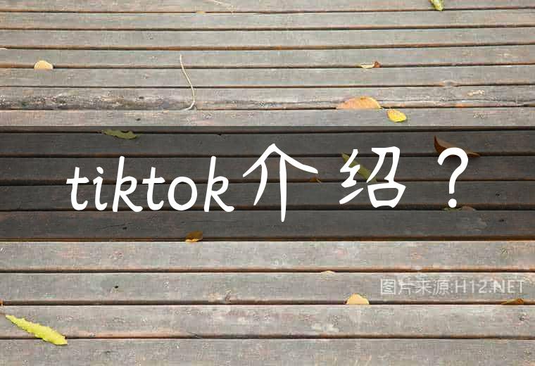 tiktok介绍？