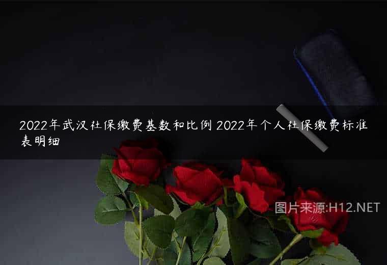 2022年武汉社保缴费基数和比例 2022年个人社保缴费标准表明细