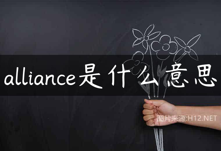 alliance是什么意思