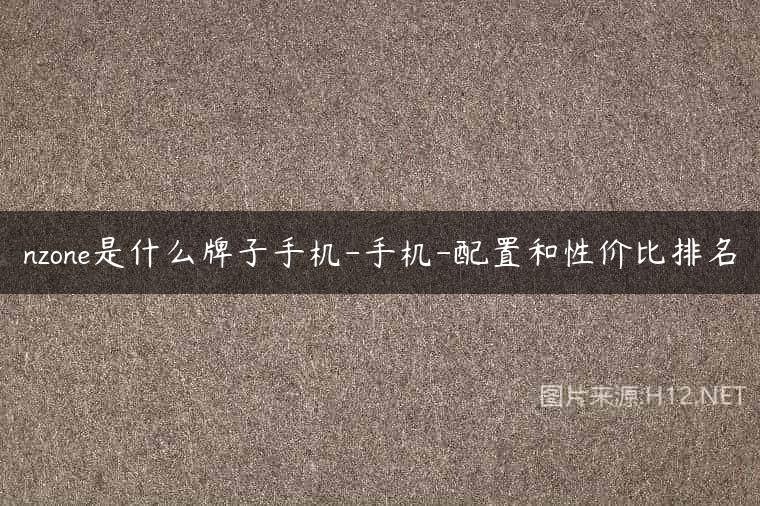 nzone是什么牌子手机-手机-配置和性价比排名