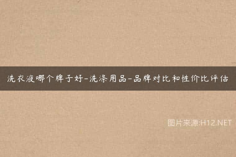 洗衣液哪个牌子好-洗涤用品-品牌对比和性价比评估