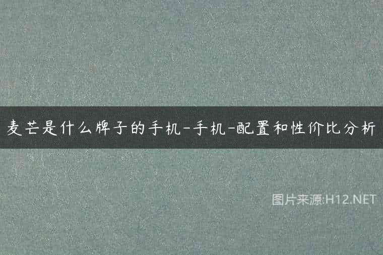 麦芒是什么牌子的手机-手机-配置和性价比分析
